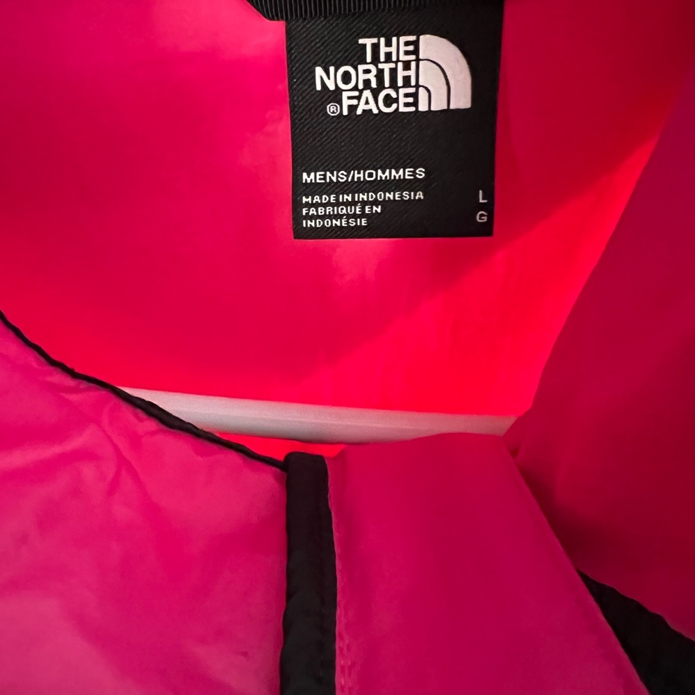 North face pink wind breaker